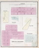 Suman, Flintville, Burdick, Prattville, Kouts Station, Tassinong, Porter County 1876